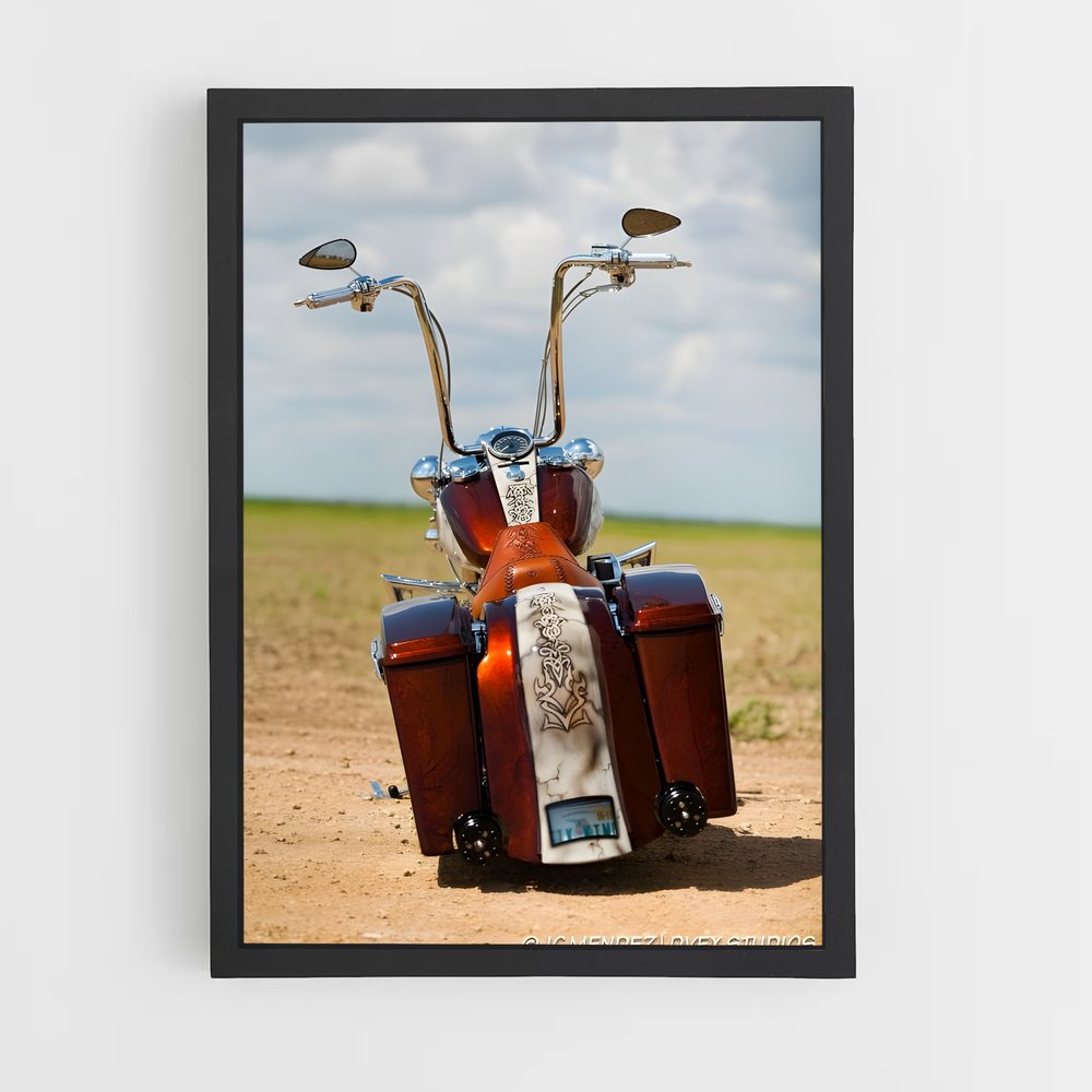 Poster Magnifique Roi de la Route – affiche Harley-Davidson (vue 2)